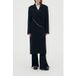 Stine Goya Manteau Long Manches Longues Noir
