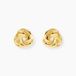 Sema Boucles D'Oreilles Puces Acier Jaune