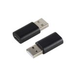 S/CONN maximum connectivity S/CONN 14-05018 USB 2.0 A naar USB 3.1 C Adapter Zwart