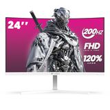 CRUA 24 inch Curved Gaming Monitor