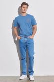 Wrangler Heren Jeans Broeken TEXAS regular/straight Fit Blauw 31W / 30L Volwassenen