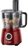 Merkloos Keukenmachine - 2,5 l kom - 600 W - Rood - Met blenderkan 1,5 l