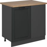 Vicco R-Line Hoekkast – 86 cm, WB Eik Antraciet landhuis