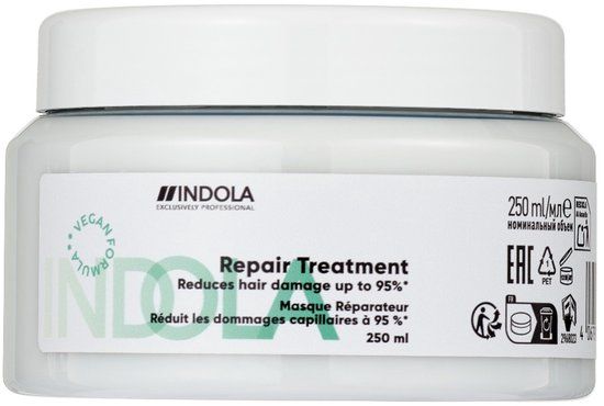 Indola Repair Treatment - 200ml - For Damaged, Weak and Brittle Hair