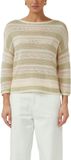 s.Oliver BLACK LABEL Dames pull - Maat XS - Vrouwen - Creme - metaal