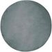 Tapis antidérapant en fausse fourrure de lapin Olite anthracite Ø 100 cm