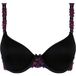 Chantelle Co Bra Tshirt Covering Memory Black Jewels Taille: B80