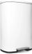 Markenlos Bol Pedaalemmer - 50 Liter - Wit