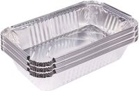 Benson BBQ schalen - 24 stuks - Aluminium - 25 x 14 x 5,5 cm