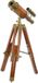 Télescope - Jumelles sur pied - Laiton classique - Marron - Enfants et adultes