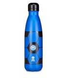 Seven Inter Thermosfles, blauw, 500 ml, roestvrij staal, BPA-vrij, temperatuurbehoud, 12 uur en 24 uur, school, reizen, sport, kinderen, jongeren, volwassenen, voetbal, officieel product