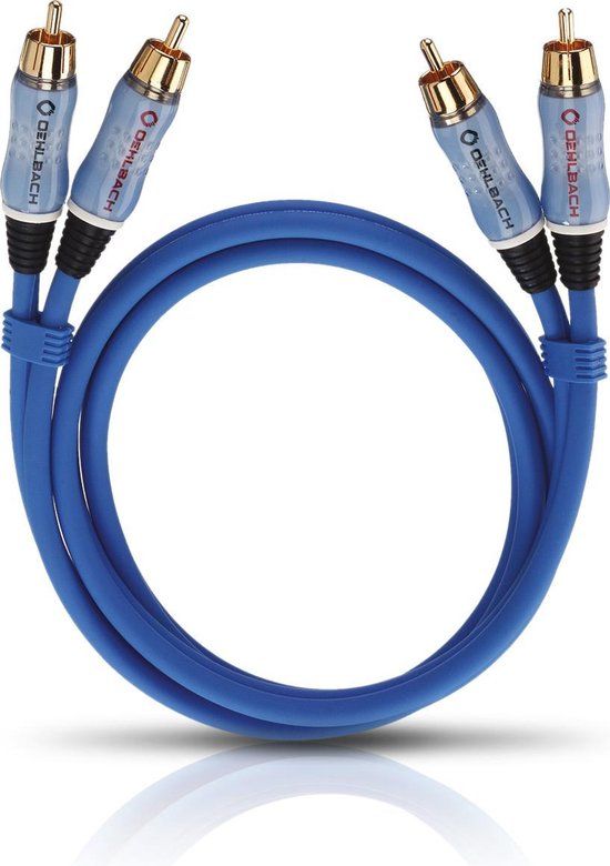 Oehlbach BEAT! INTERLINK Blue 0.5m Audio Cable - Blue