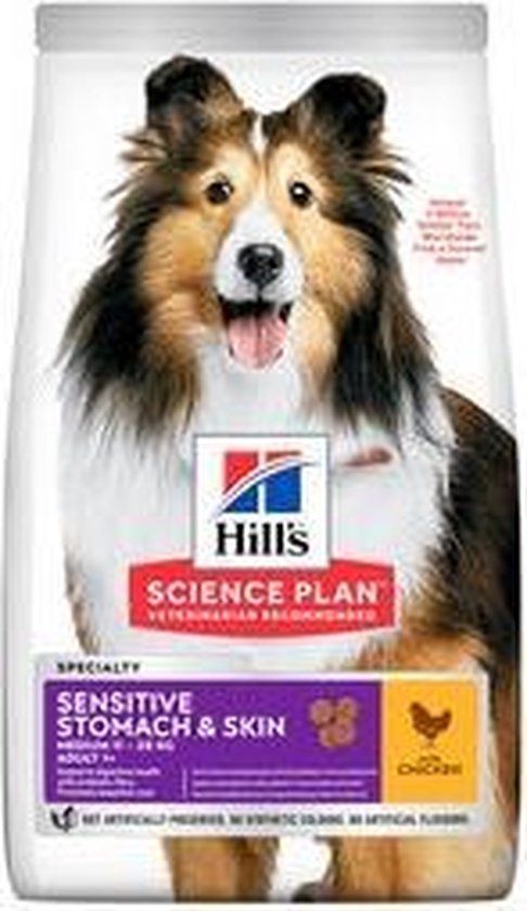Hill's Science Plan Adult Sensitive Stomach & Skin Medium Kip 14 kg