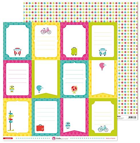 Anita y Su Mundo Anita & Zijn Wereld collectie avontuur scrapbooking papier kaarten 30,5 x 30,5 cm