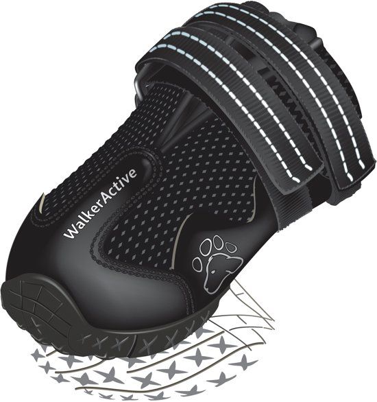 TRIXIE Walker Active Hondenschoen - Maat L - 2 st