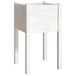 vidaXL Plantenbak 40x40x70 cm massief grenenhout wit