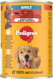 Pedigree Adult Hondenvoer Nat Blik Rund - 24 x 400 gr