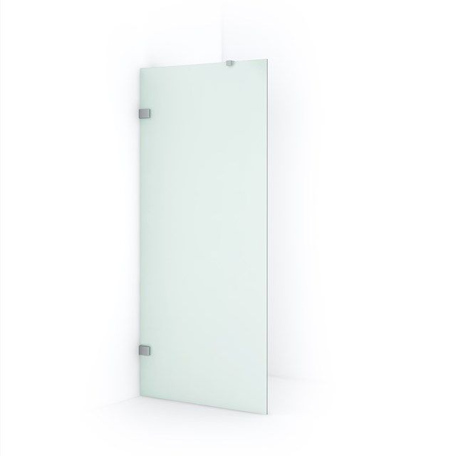 Maxaro Inloopdouche Diamond 90 cm Mat Veiligheidsglas Chroom