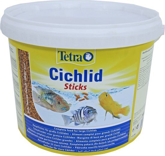 Tetra Cichlid Sticks - 10 L - Visvoer