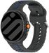 Strap-it Dual Sport bracelet (Gris foncé/Bleu) pour Samsung Galaxy Watch 9 (40/44mm) / Watch 8 (40/44mm) / 8 Classic (46mm)