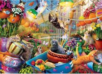 Master Pieces Puzzle Greenhouse Gone Wild 1000 pièces