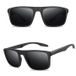 Nighthawk Lunettes de soleil polarisées Nighthawk Élégant pour homme - Noir