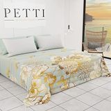 PETTI Artigiani Italiani - Sprei voor lente, zomer, tweepersoonsbed, design Luxury 01, 100% hypoallergeen, microvezel, 100% Made in Italy