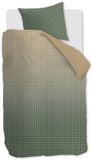 Beddinghouse Alvaro dekbedovertrek - Eenpersoons - 140x200/220 - Groen