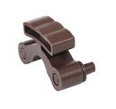 cyclingcolors 1 x lattenhouder, kaphouder, lattenbodem, 55 mm, kunststof, flexibele demping met 2 x bouten, 10 mm bed, bruin