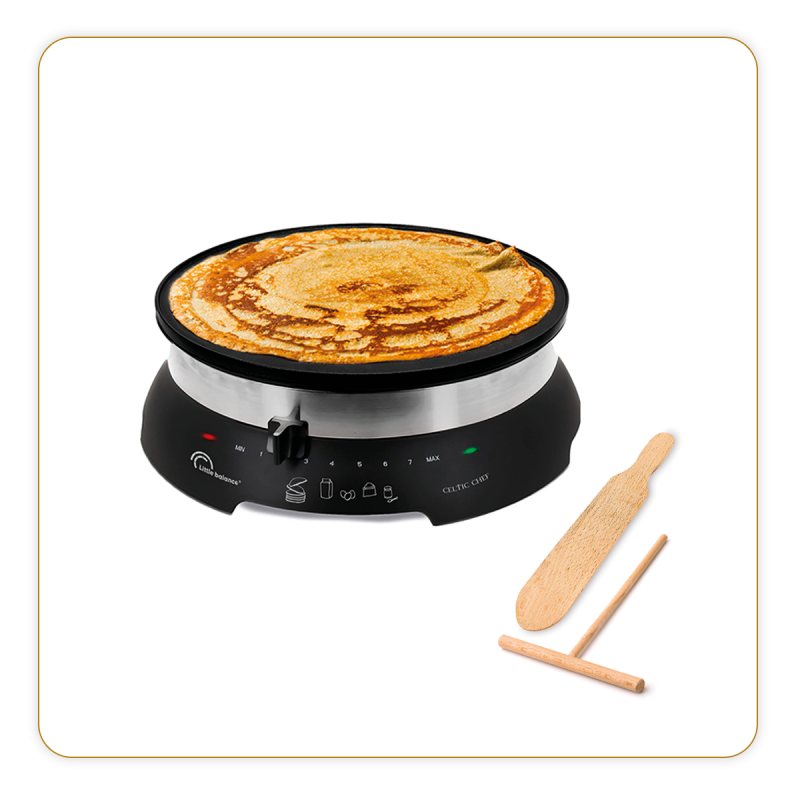 Little Balance Celtic Chef Crepemaker - Zwart - 1300 Watt