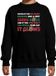 Bellatio Decorations Kersttrui/Sweater voor Kinderen - Rudolf Rendier Lied - Zwart - 134/146
