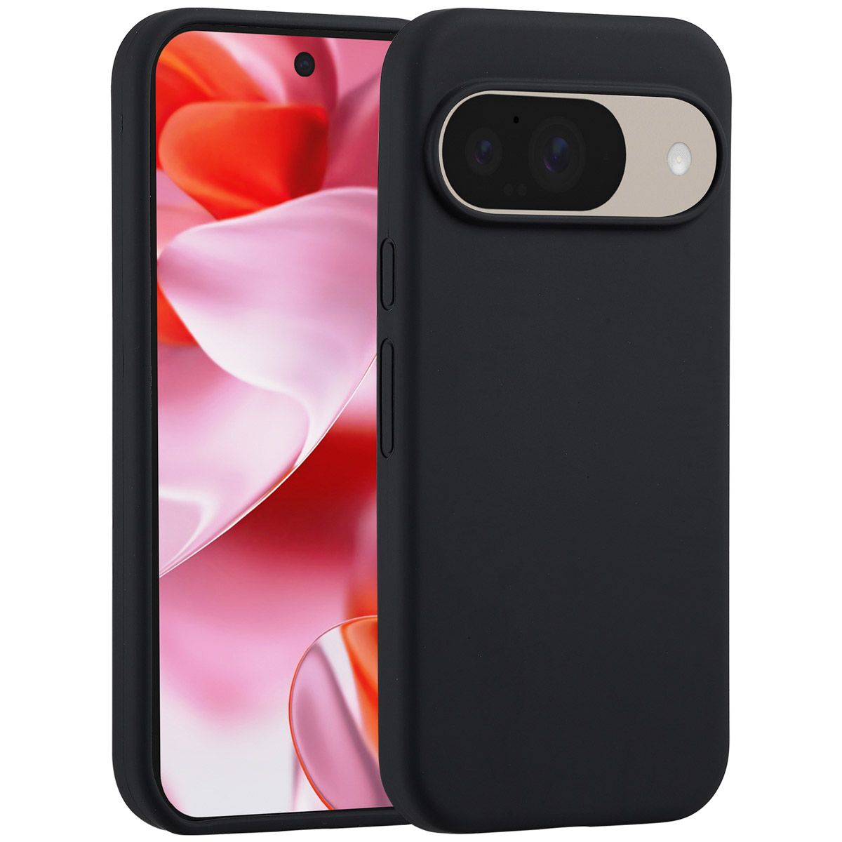 Accezz Liquid Silicone Backcover Google Pixel 10/10 Pro/11/11 Pro - Zwart