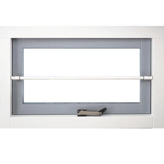 Secu bar montagenokken WIT in de dag type twist voor RVS stang - 8714199503069