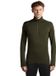 Icebreaker 260 Tech Half Zip Manches Longues T-shirt Vert L Homme