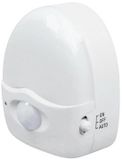 PENTATECH AN03 33324 LED-nachtlamp met bewegingsmelder LED Wit