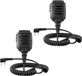 Retevis haut-parleur radio avec microphone à main, 2 broches, étanche IP54, compatible avec Retevis RT24, RT27, RT22, RT81, RT1, RT28, BF-88E, BF-888S, TYHBELLE, Kenwood (2 pièces)