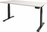 Schaffenburg Zit Sta Bureau - T-poot Elek 160x80 krijtwit -zwart frame