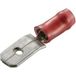 TE Connectivity 140896-2 Connecteur mâle Largeur d'insertion : 6.3 mm Épaisseur d'insertion : 0.8 mm 180 ° Partiellement isolé Rouge 1 pièce(s)