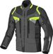 Berik Striker veste de moto textile imperméable 3-en-1, gris foncé/noir/néon jaune, taille 48