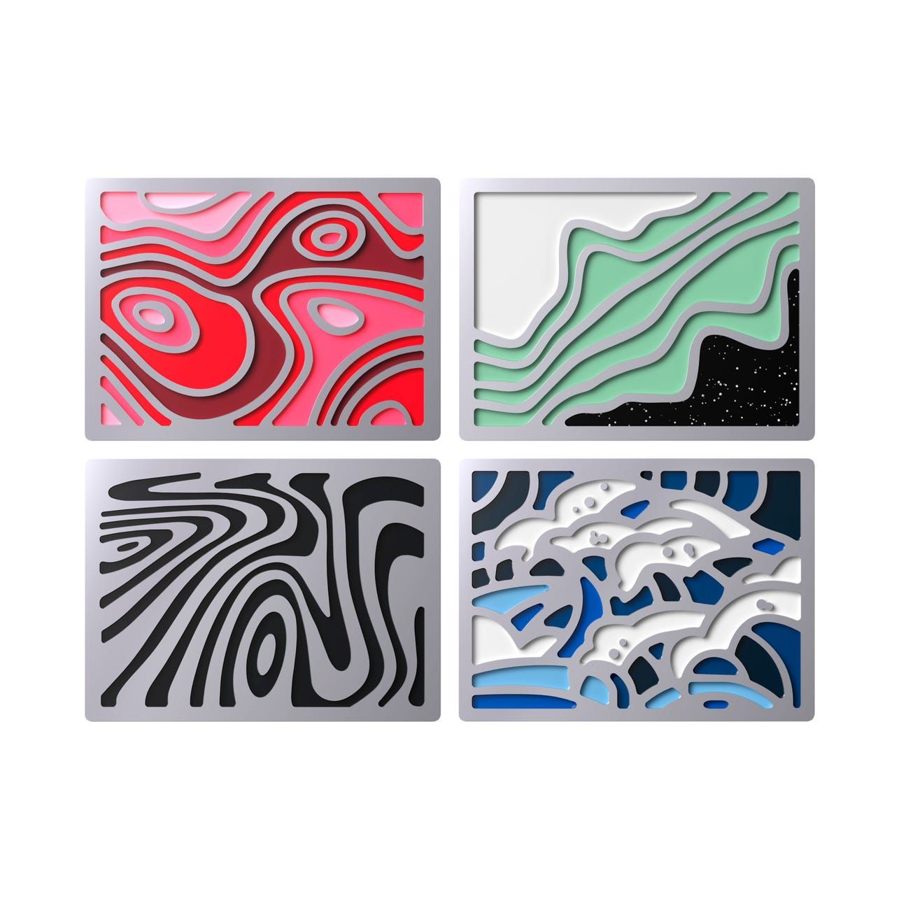 HyperX Badge Pack - Abstract Magnetic Badges