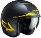 HJC motorhelm bromfietshelm FG 70s Tales MC3F, zwart/geel, maat S