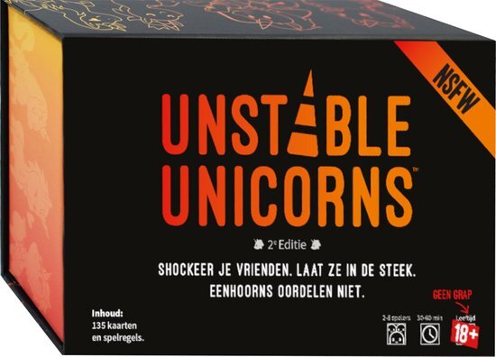 Breaking Games Unstable Unicorns NSFW (NL versie)