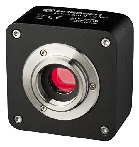 Bresser Microscoop camera MicroCam II met 12 MP Sony CMOS-chip en USB 3.0 voor hoge beeldvernieuwingssnelheden en tegelijkertijd hoge resolutie