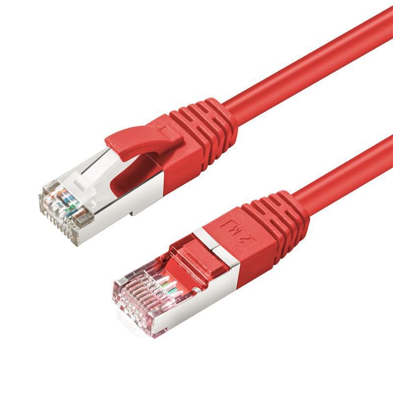 Microconnect SSTP610R Netwerkkabel, 10 m, Rood