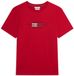 Tommy Hilfiger Heren T-shirt Korte Mouw Katoen L Rood