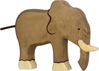 Holztiger Wildernis Olifant Houten Figuur