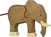 Holztiger Wildernis Olifant Houten Figuur