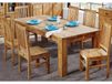 NATURE BROWN Table à manger 240x100 Palissandre huilé Brun #828