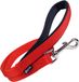 Gloria Hondenriem Rood Metaal Standaard riem 1.9 x 120 cm