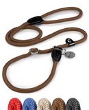 Retriever Retriever hondenriem trainingslijn hondenlijn trekkoord 120 cm lengte Bruin